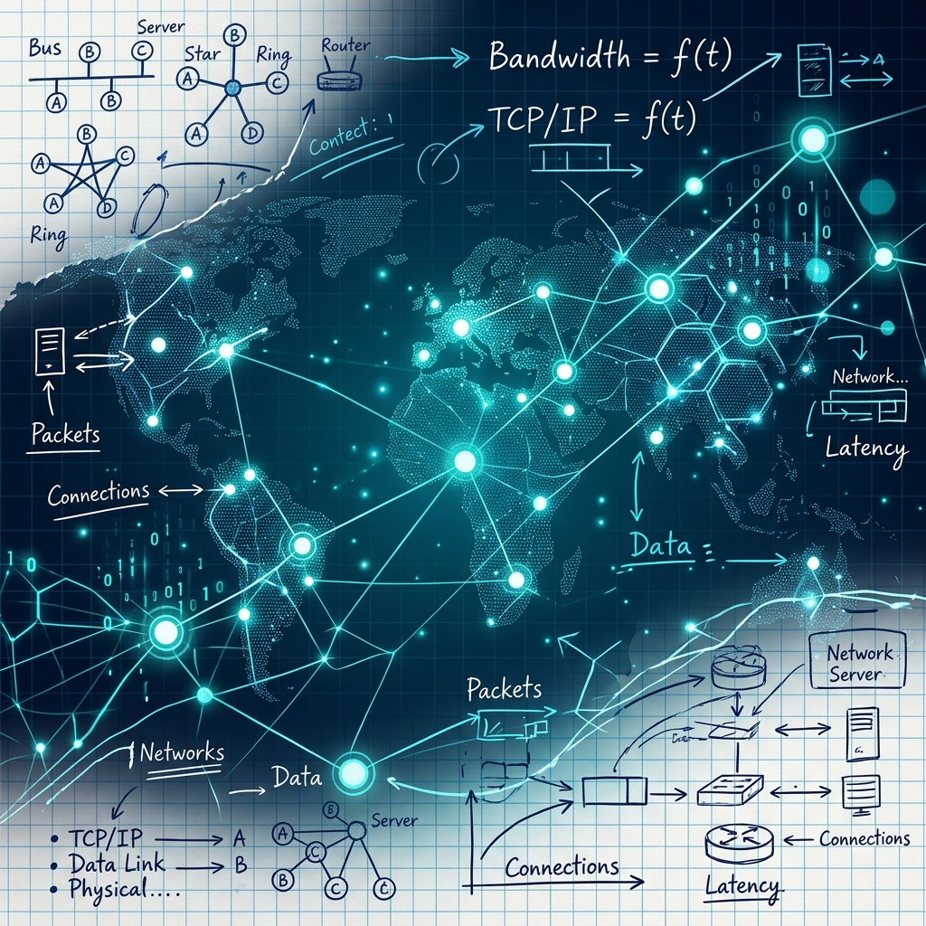 Computer Network Handwritten Notes Visualization