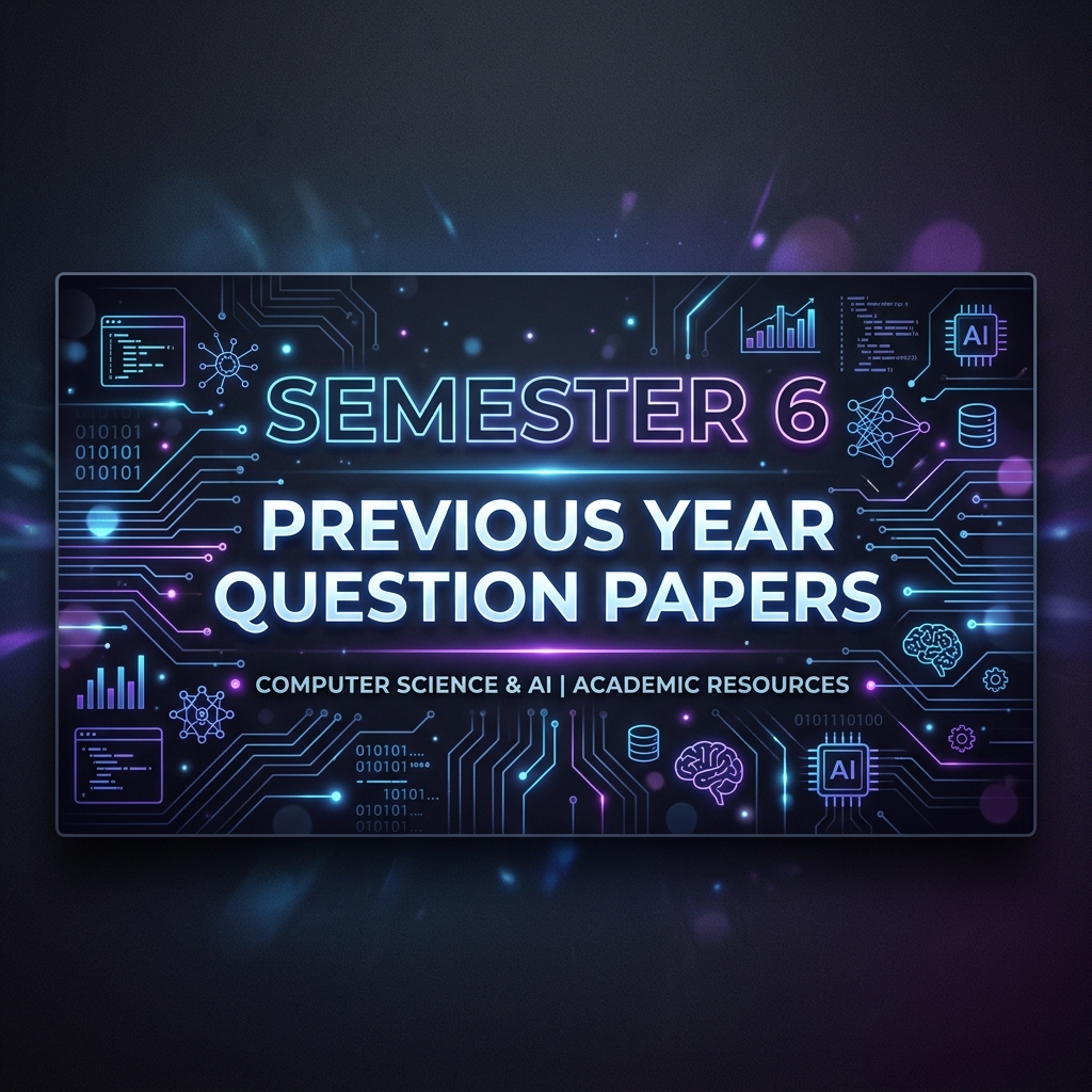 Semester 6 PYQ